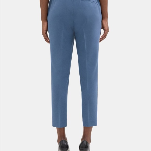 BRAND NEW Theory Cropped Sim Crepe Pull On Pants - Picture 4 of 4
